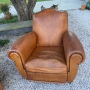 Paire de fauteuils club