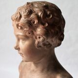 Bust of child of Henry Bargas