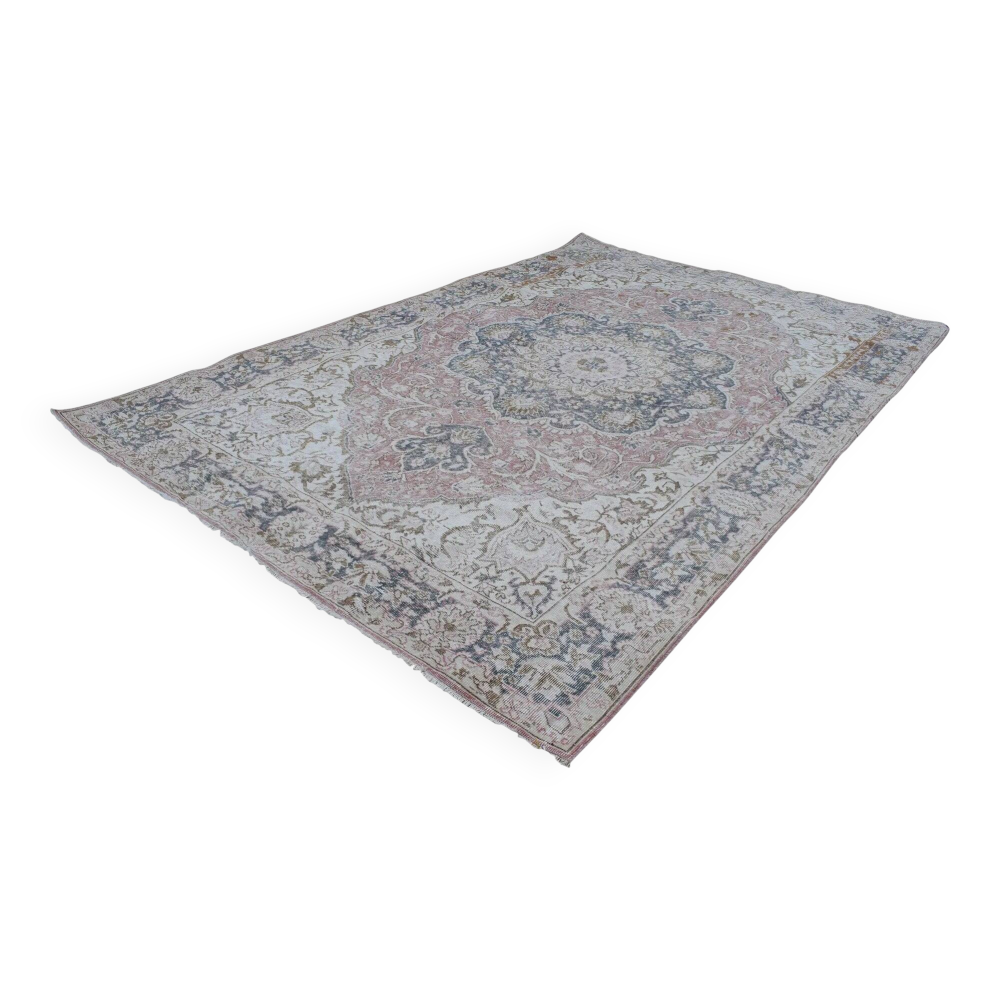 Vintage Turkish Oushak rug 210x320 cm