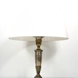 Table lamp in silvered bronze - French work from the Art Deco period attributed to Maurice Dufrène