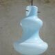 Suspension en opaline bleu turquoise