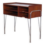 Scandinavian vintage console in teak and chrome 1970