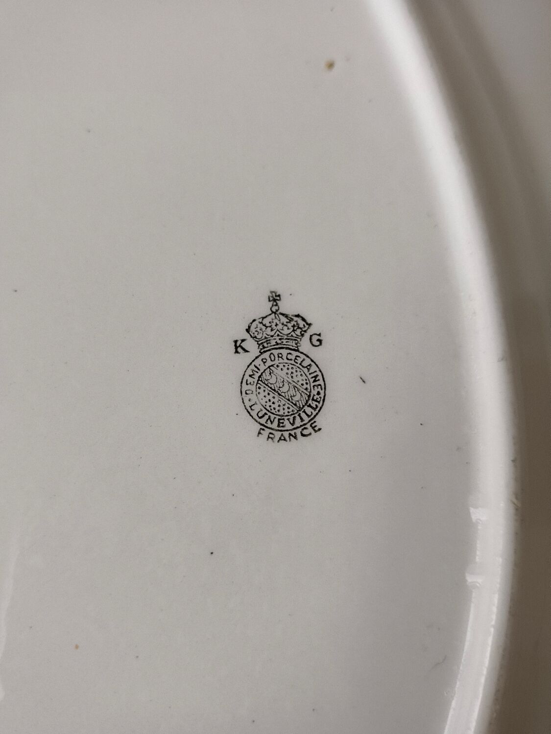 Ceramic dish Lunéville