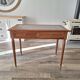 Extendable desk in solid wood in Louis XVI style