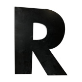 Lettre noire « R »