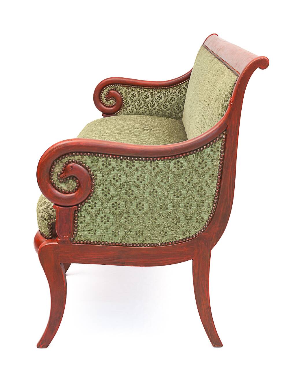 Velvet bench seat