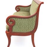 Velvet bench seat