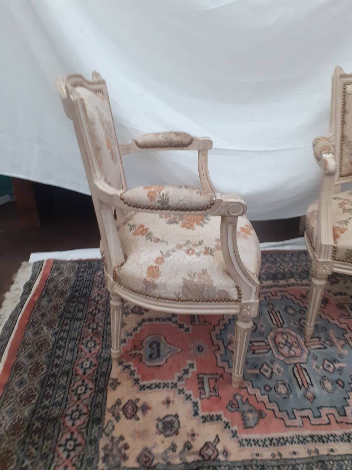 Lot of Louis XVI style armchairs