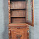 Renaissance library cabinet of hunting lodge in solid oak around 1850