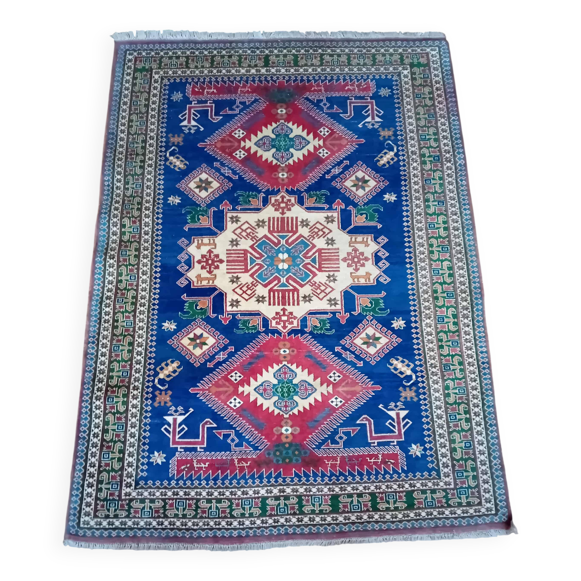 Handmade Chechen Caucasian Rug 234x175cm