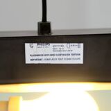 Philips "Tortuga" chandelier in metal and glass, 1980