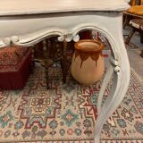 Patinated wooden console