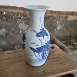 Porcelain baluster vase.