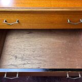 Commode rétro vintage en teck du milieu du siècle par Beeanese – 1960 Élégante