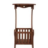 Wood End Table for Living Room | Wooden Sofa Side End Peg Table Side Table