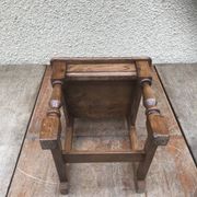 Former lorraine baby chair assise child light vintage wood