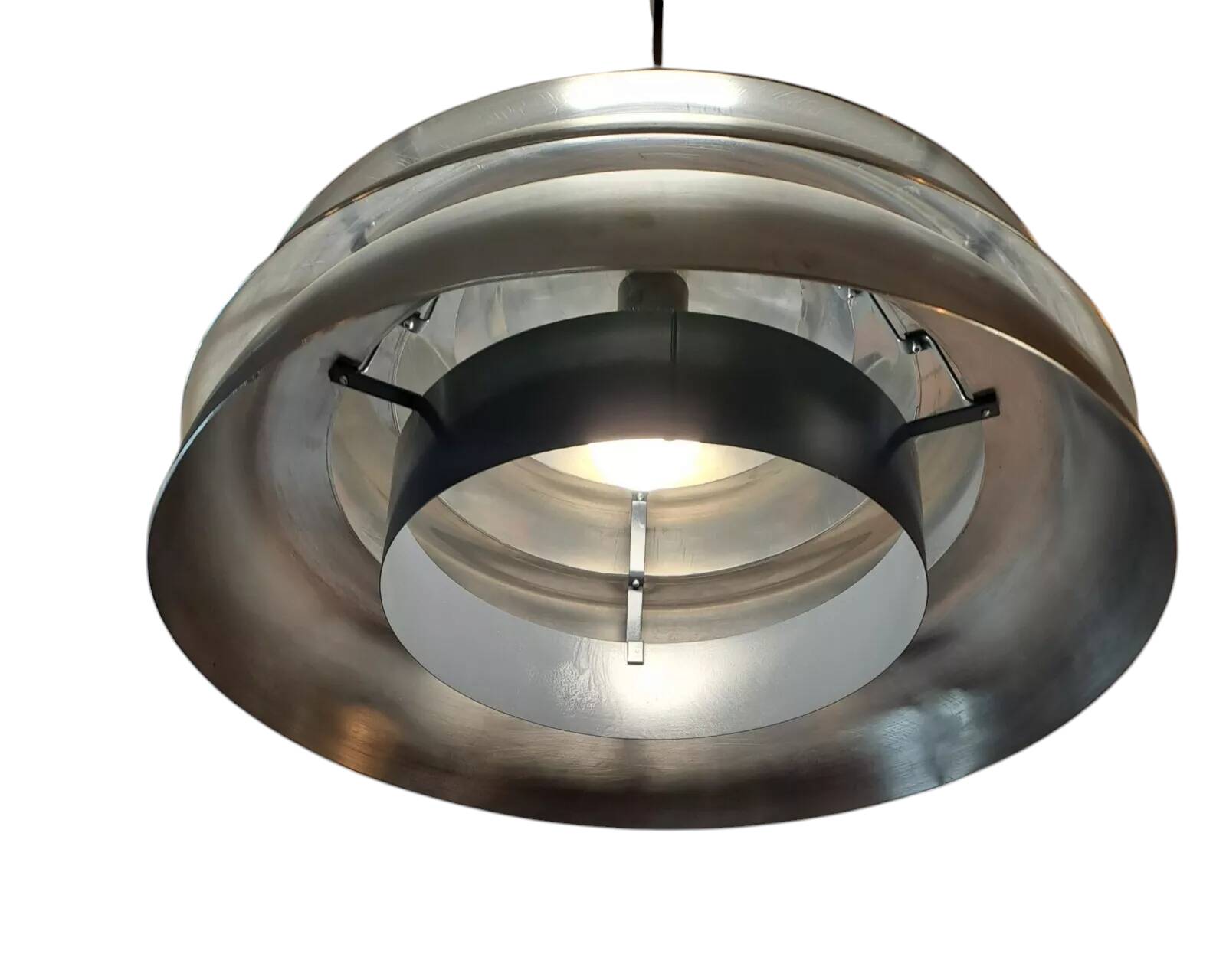 Hans-Agne Jakobsson pendant light for Markaryd "dome" model / 1960s