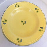 6 plates Terres de Provence yellow