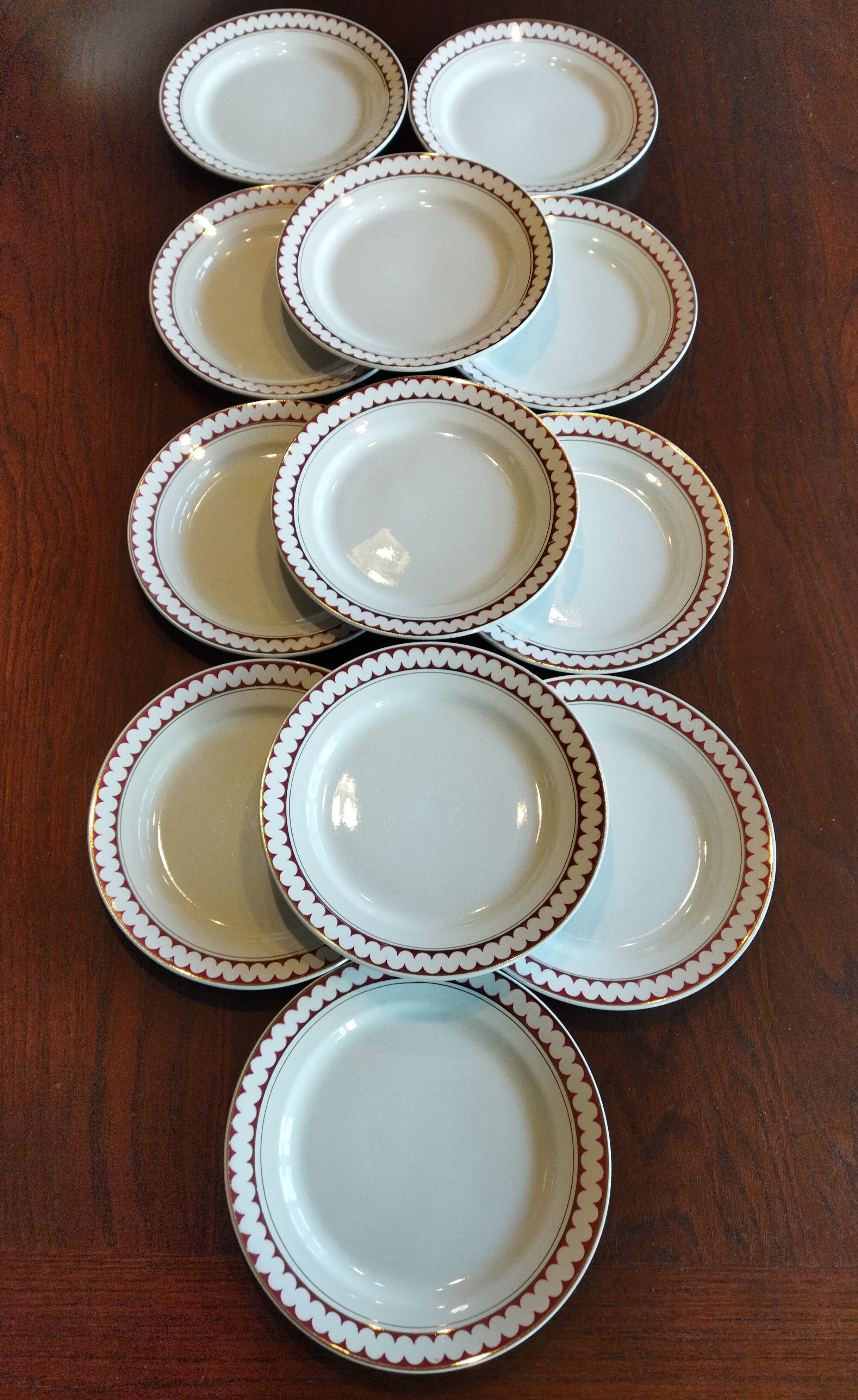 12 flat plates K&G Lunéville, Madrigal model