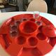 Huge vintage table top orange 70s