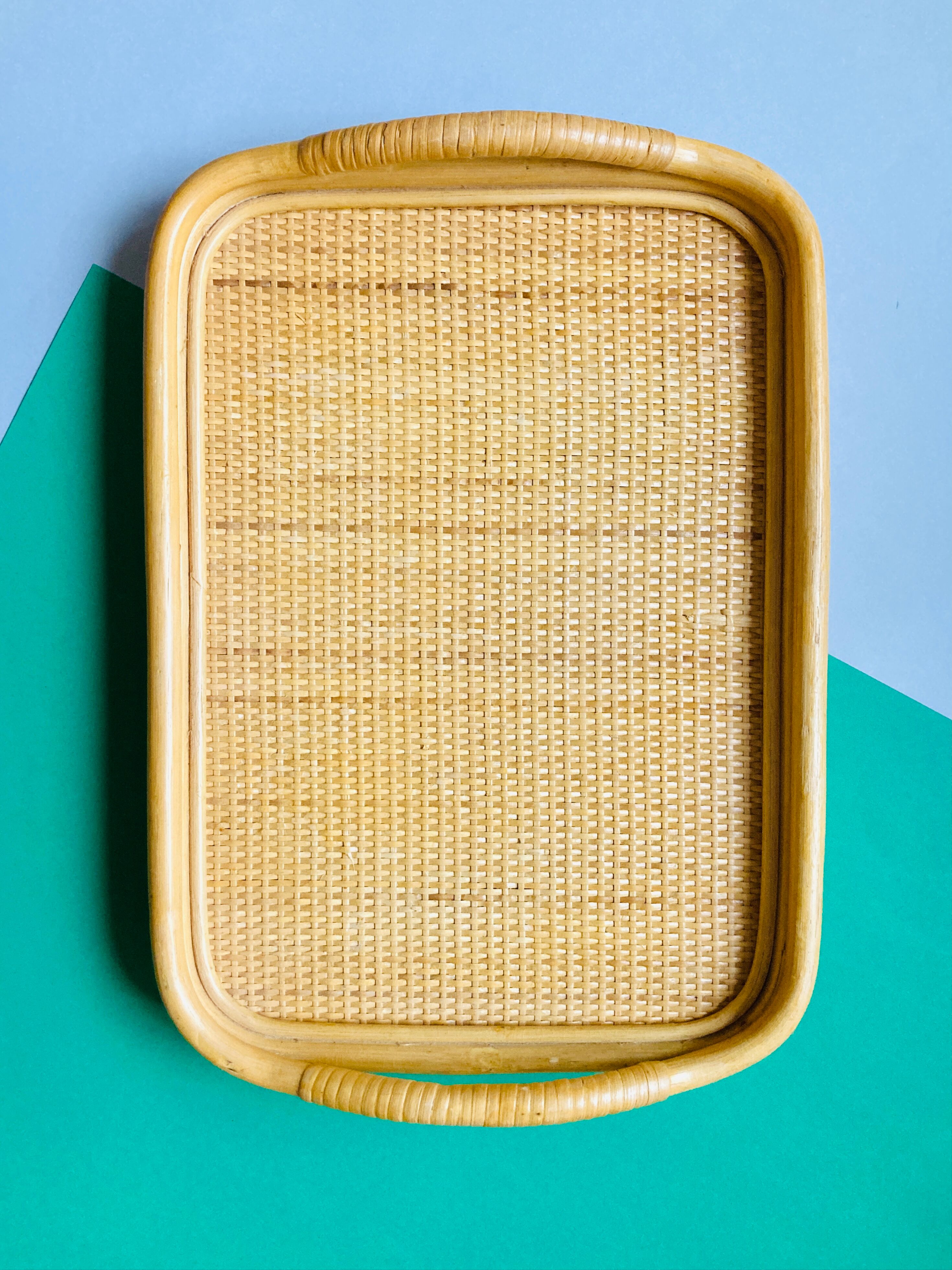 60s-vintage-retro rattan tray