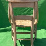 Antique French wicker wabi sabi chair