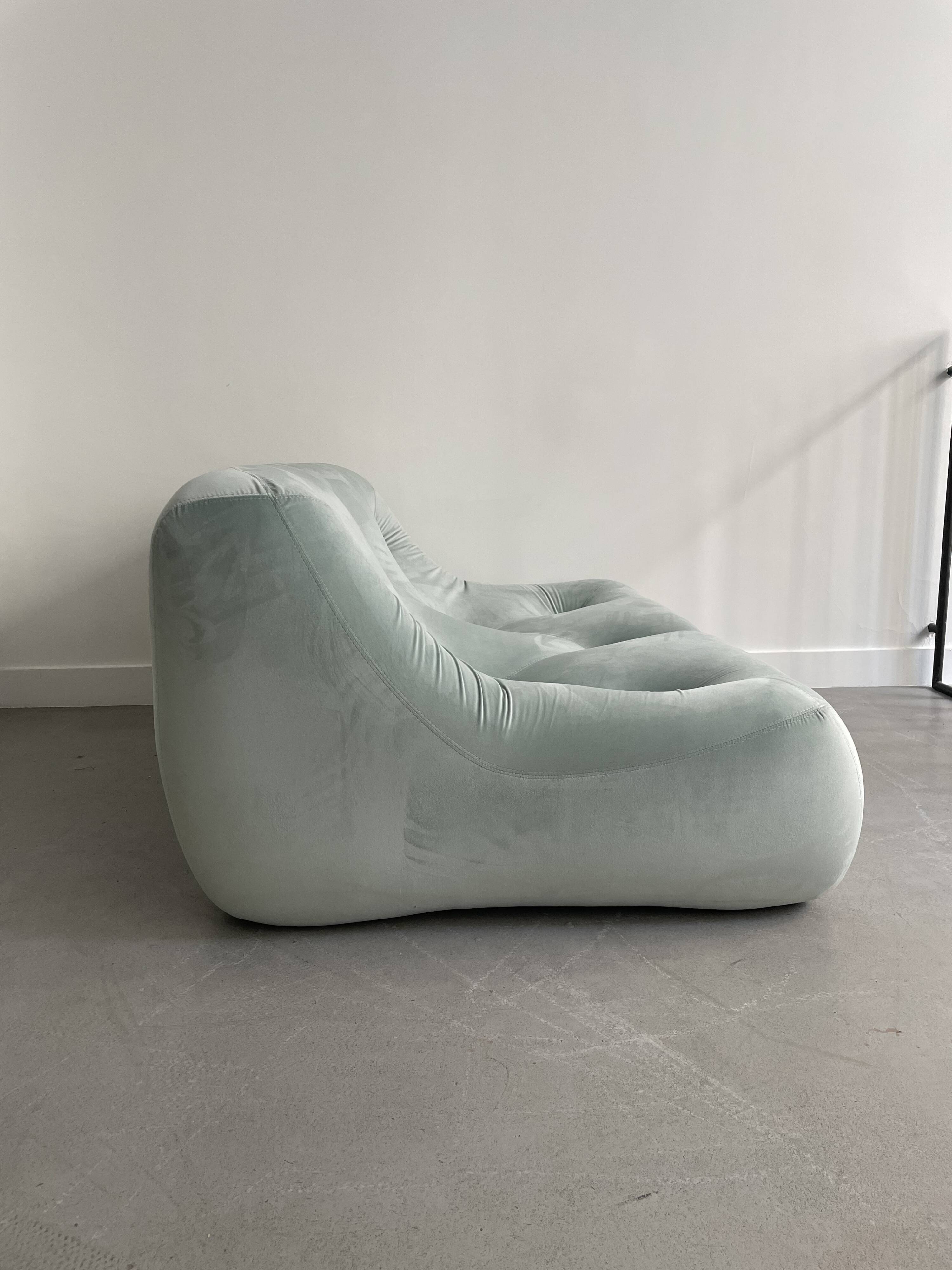 Kali green 2-seater sofa by Michel Ducaroy for Ligne Roset