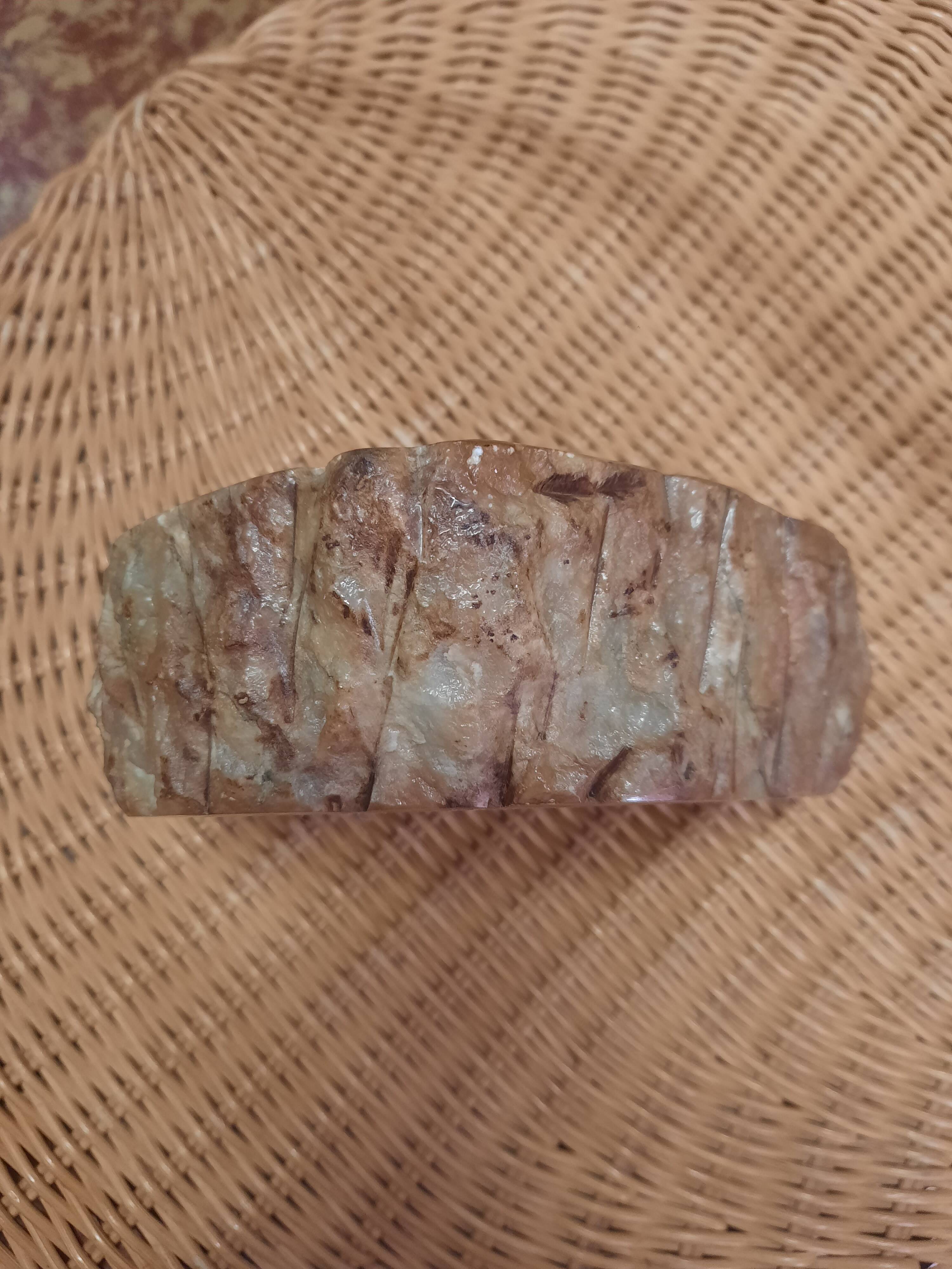 Cendrier en albâtre vintage