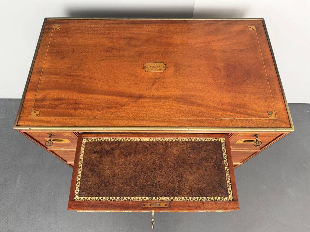 Ship’s chest with writing desk, England, 1940