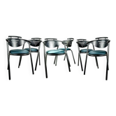 6 chaises vintage design des années 90