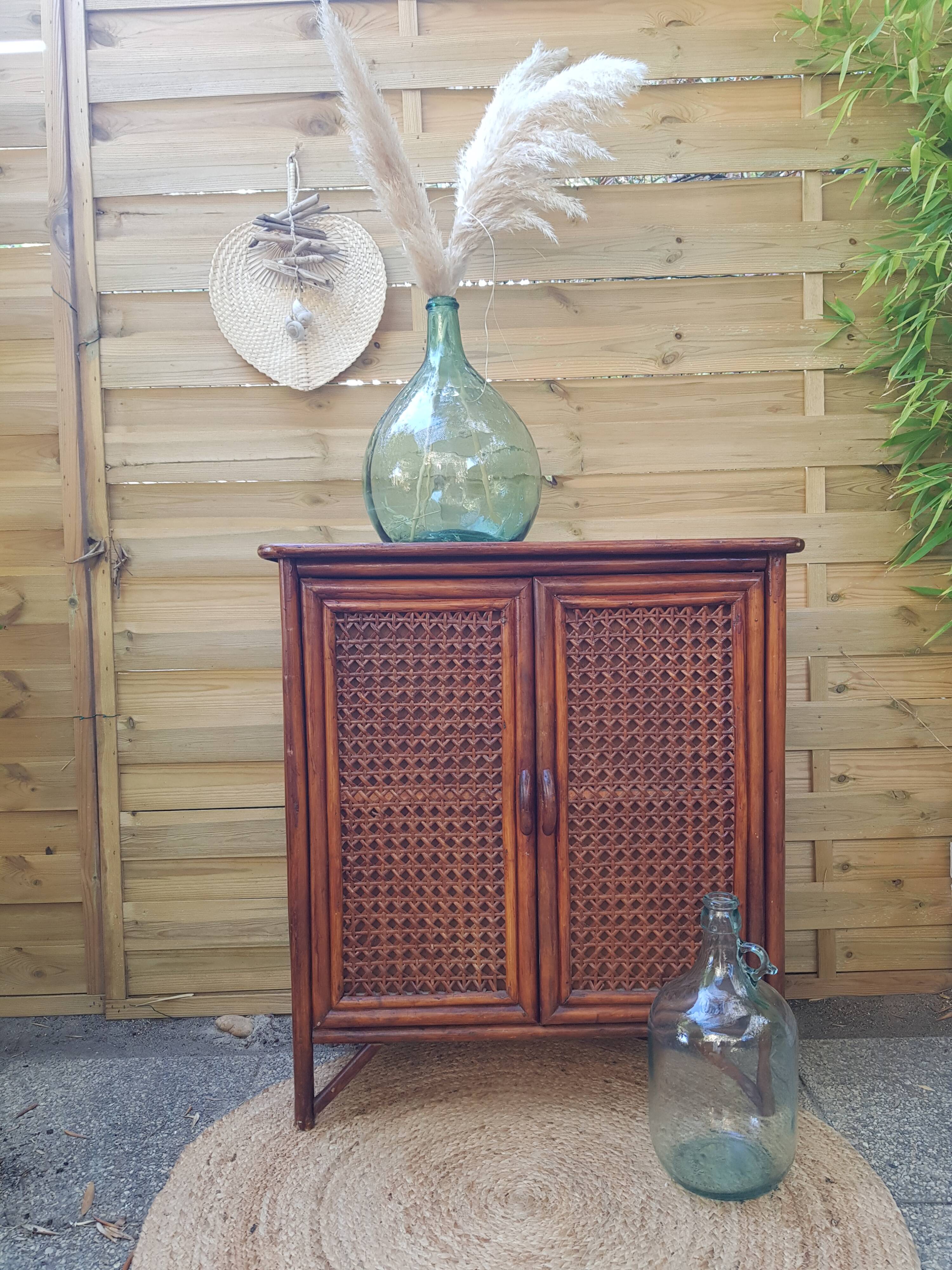 Rattan/bamboo buffet