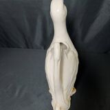 Saint Clément, duck pitcher in slip, early 20th century