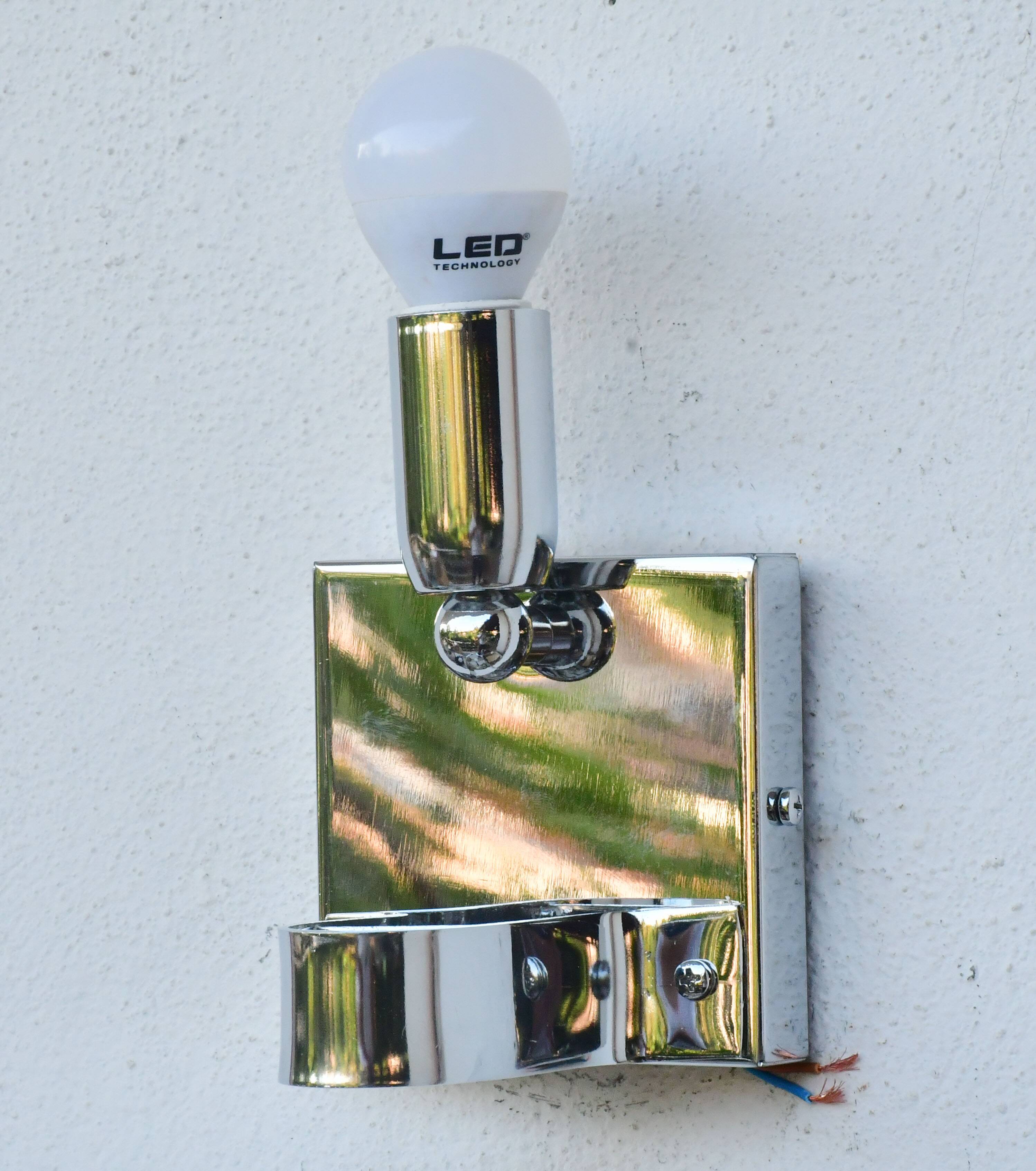 Set of 2 Murano wall lights by Franco Luce, 1970s