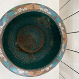 Cache-pot ancien en cloisonné, Japon, XIXe