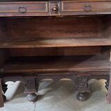 L XIII style oak sideboard