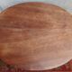 English oval table with 19th century mahogany extensions