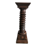 Old solid oak press screw