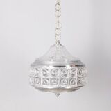 Vintage 60s crystal chandelier decorated design kinkeldey