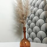 Vase verrerie de Biot fait main bulle de verre véritable