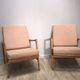Pair of Stefan type 300 139 armchairs, Swarzędz  factory, 1960s