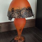 Glass paste mushroom lamp 1960