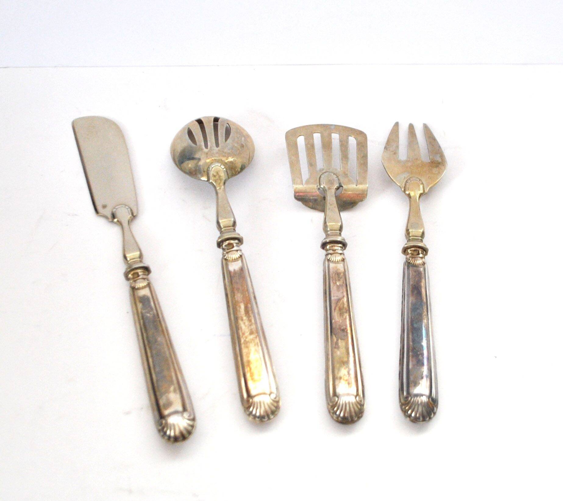 Mignardise cutlery – Minerva silver hors d'oeuvre service 1920 art deco