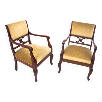 Paire de fauteuils, Europe du Nord, vers 1920