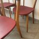Set de 4 chaises bistrot vintage, années 50 (Taille adulte)