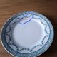 Set of 3 flat plates made of ironstone.