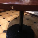 Table round tray in solid wood