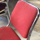 Ensemble de 10 chaises vintage chrome et tissus
