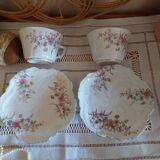 Antique art nouveau cups and saucers