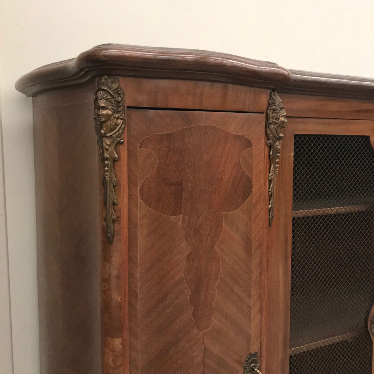 Bibliothèque de marqueterie style Empire