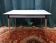 blue formica table